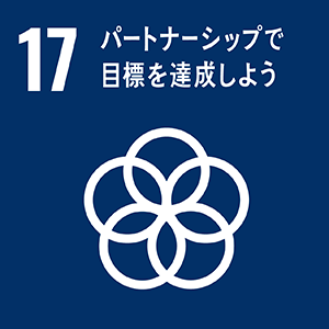 図：17 パートナーシップで目標を達成しよう